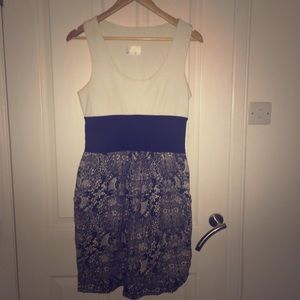 Adam & Eve black and white skater dress